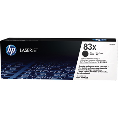 Genuine HP 83X High Capacity Black Toner Cartridge (2,200 pages)  